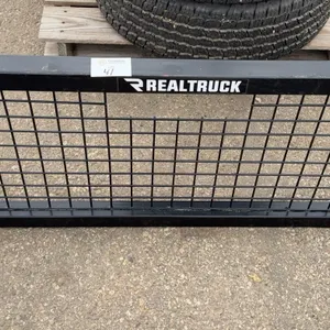 RealTruck Backrack Black Steel Mesh Headache Rack