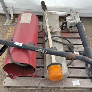 Reddy 150K BTU Propane Heater, Echo ES-210 Blower/Vac, Westin Bar & Amber Light Bar