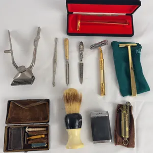 Antique Vanity & Grooming Accessories Lot