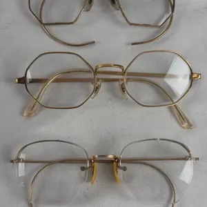 Gold Filled Eyeglass Frame Lot of 3