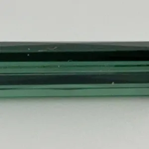 Natural Green Tourmaline 6.75 Carat Emerald Cut Gemstone Certified