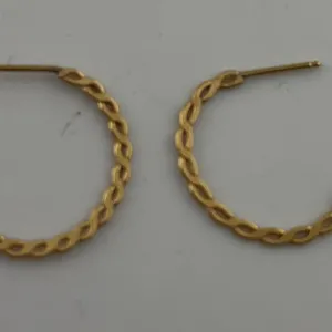 10K Gold Earring Pair 1.00g