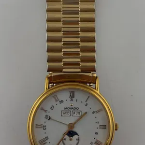 Movado Triple Calendar Moon Phase Wristwatch