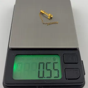 10K Gold Gavel Tie Tack 0.55g
