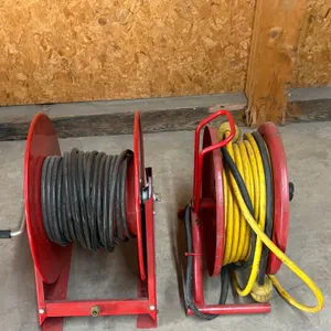 SCBA Cascade Fill Hose w/ Red & Electric Cord Reel & Tool Box
