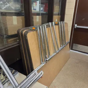 (9) Rectangle Tables w/ Legs Removed