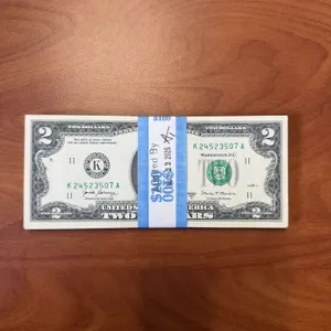 2017 A Series Band of 50 $2 Bills in Sequential Serial Numbers