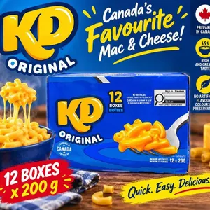 Kraft Dinner Original Macaroni 12 Box Pack x 200g