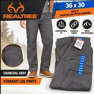 Realtree Canvas Pant Size 36x30 Grey