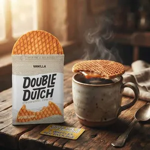 Double Dutch Vanilla Stroopwafel Cookies 16ct x 32g