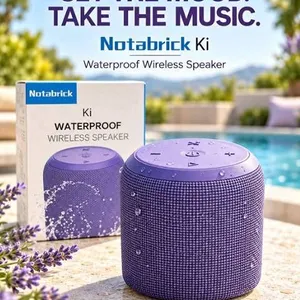 Notabrick Ki Waterproof Wireless Speaker Purple