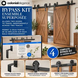 Colonial Elegance Black Bypass Kit for 4 Doors