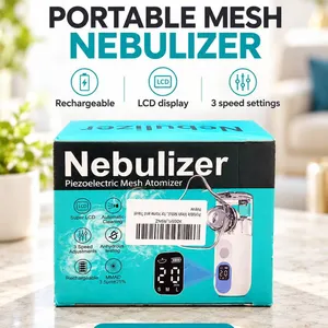 Portable Mesh Nebulizer With LCD Rechargeable