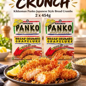2 Kikkoman Panko Bread Crumbs 454g Boxes