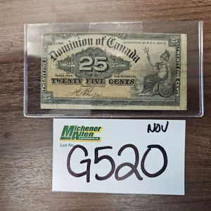1900 Dominion of Canada Shinplaster Note - Qty 1