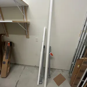 (4) PVC Pipes and (3) Steel Tubes with Mounts