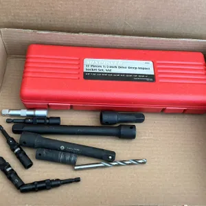 Deep Impact Driver Sockets, Impact Extensions, and Drill Bits