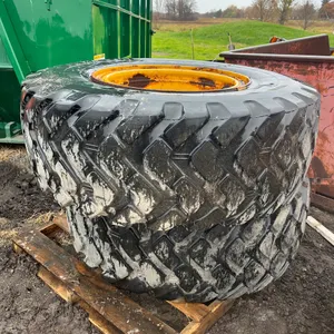 (2) 17.5R25 Tires and Rims