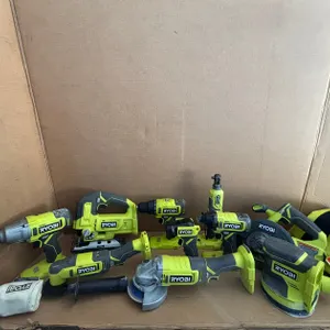 (10) Ryobi Cordless Tools in Ryobi Duffle Bag
