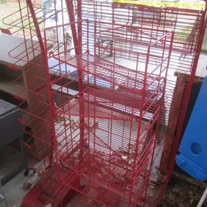 (3) Metal Display Racks