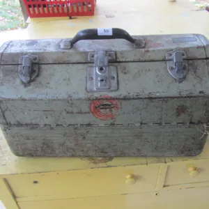 Vintage Simonson Tackle Box Full Of Letter Board Letters