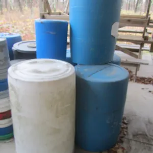 Huge Lot Of Plastic Barrels