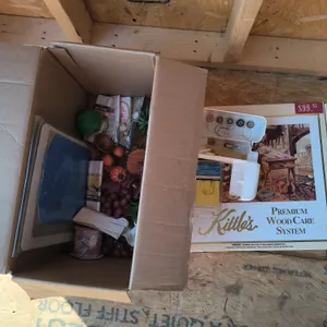 Kittle's Wood Care System & Mixed Household Craft Box Lot