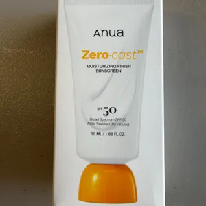Anua Zero-Cast Moisturizing Sunscreen SPF 50, 1.69 fl oz - New, Expires in 2029