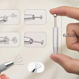Piercing Taper Ball Grabber Tool Stainless Steel Nose Ear Piercing Kits - New