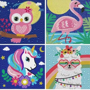 Diamond Art Kit Gem by Number Kits Arts and Crafts for Mosaic Kits DIY New 4 Pack
