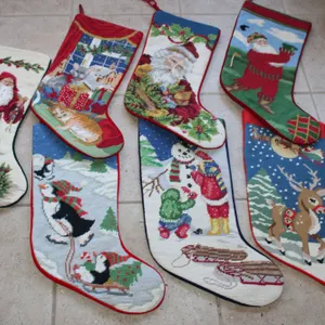 Needlepoint Christmas Stockings