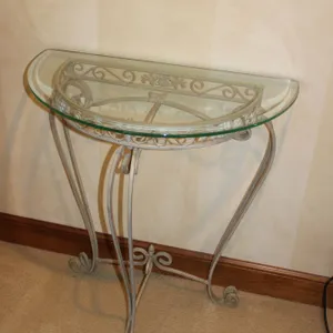 Wrought Iron Console Table