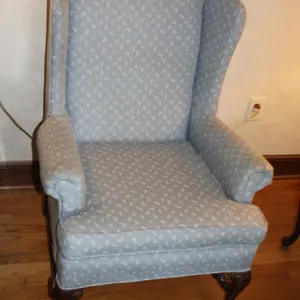 Queen Anne Wingback Chair