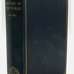 Vintage An Outline History of The World H.A. Davies Oxford University Press 1931 Gold Gilt Raised St