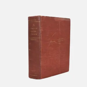 1935 Mark Twain The Family Harper & Brothers Hardcover Book Fair Condition