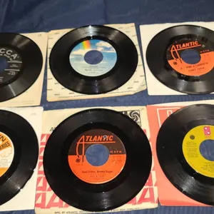 18 Assorted 45 RPM Records Various Artists Labels