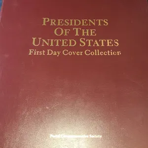 US Presidents First Day Cover Collection Album PCS