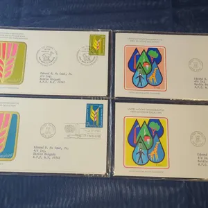 Eight United Nations Commemorative First Day Cover Collection
