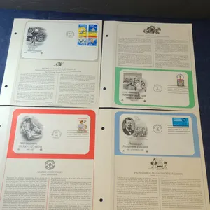 Four First Day Covers: Space, Red Cross, Savings & More