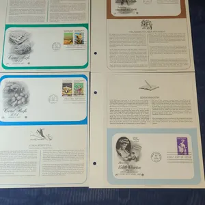 4 Postal Commemorative Society First Day Covers