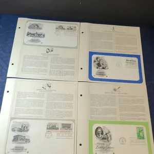 Four First Day of Issue Covers Postal Commemorative Society
