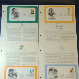 First Day Covers Set: Banneker, Perkins, Bissell, Keller