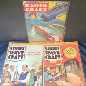 Radio Craft April 1937 & Short Wave Craft March & June 1936