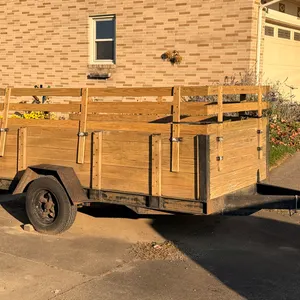 HEAVY DUTY UTILITY TRAILER WITH SIDES | 5.5’ X 10’ | 2” HITCH