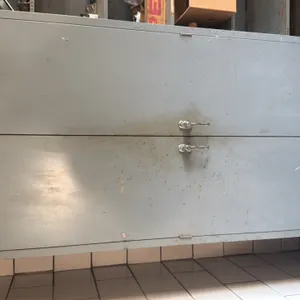 METAL CABINET WITH SHELVING