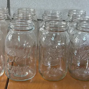 VARIETY OF 1 DOZEN MASON QUART JARS