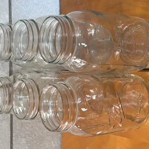 VARIETY OF 6 MASON QUART JARS