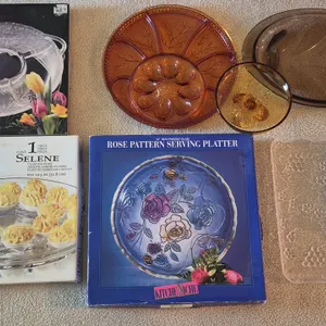 VARIOUS SERVING PLATTERS