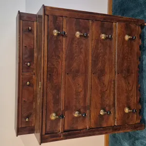 HARDWOOD CHEST OF DRAWERS