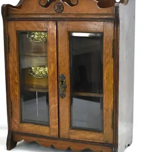 EDWARDIAN SMOKER'S CABINET SALESMAN SAMPLE, C1900
